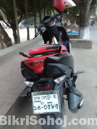 Tvs entorq 125 motorcycle